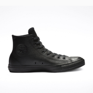 converse tornacipő magas szárú fekete bőr