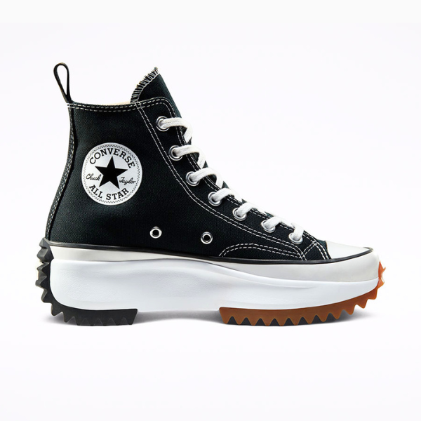 converse tornacipő magas szárú fekete platform run star