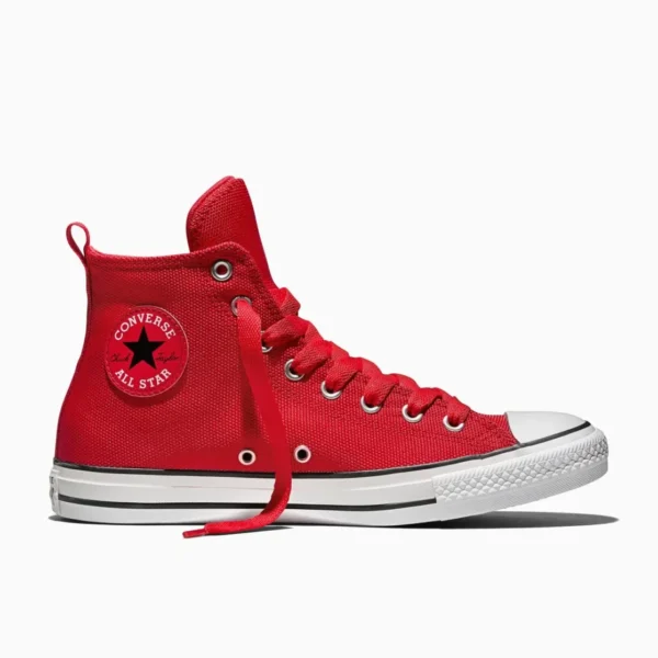 padded converse magas szárú piros tornacipő