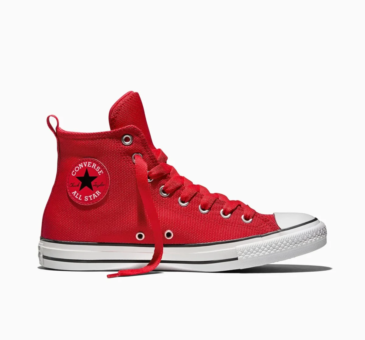 padded converse magas szárú piros tornacipő