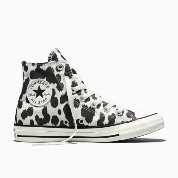 converse tornacipő magas szárú tehén mintás
