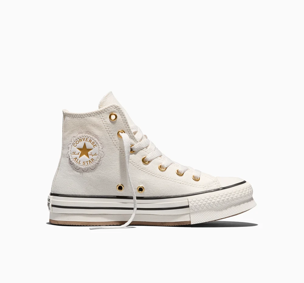 converse platform krém magas szárú